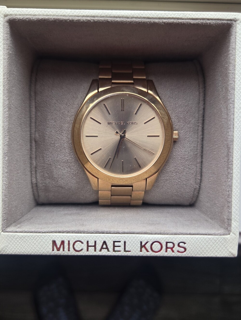 Michael Kors Slim Runway Rose Gold Watch